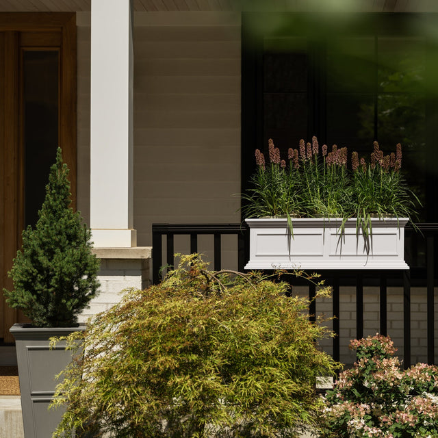 brixton hanging window box planter