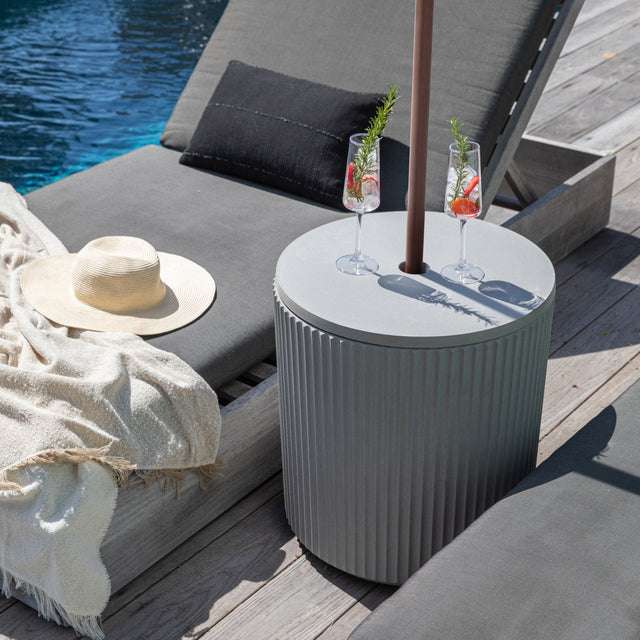 demi shade side table
