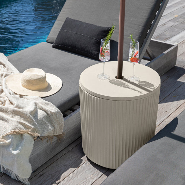 demi shade side table