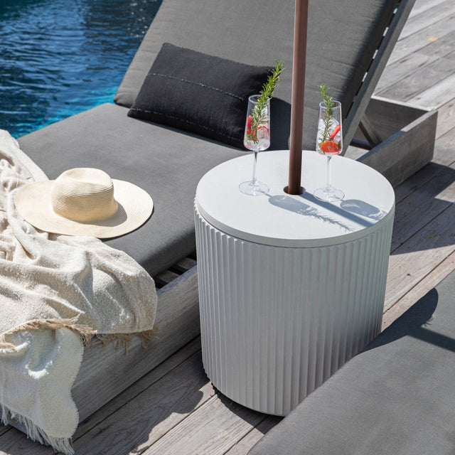demi shade side table