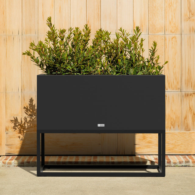 block raised long box planter
