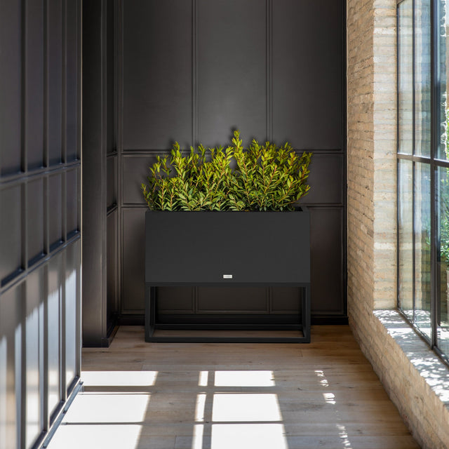 block raised long box planter
