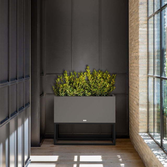 block raised long box planter