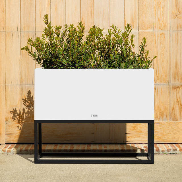 block raised long box planter
