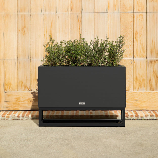 block raised long box planter
