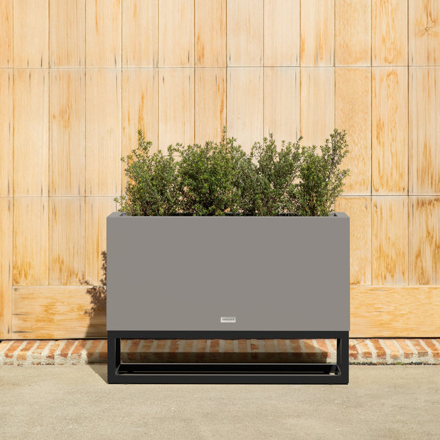 block raised long box planter