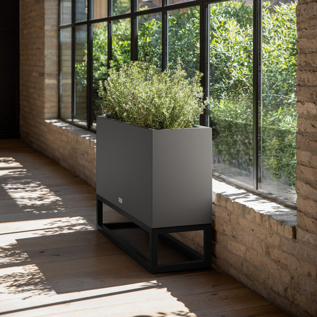 block raised long box planter