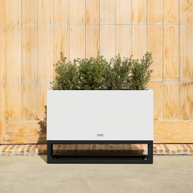 block raised long box planter