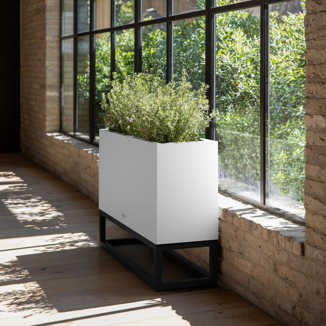 block raised long box planter