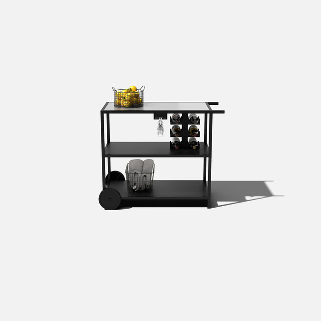 outdoor kitchen bar cart