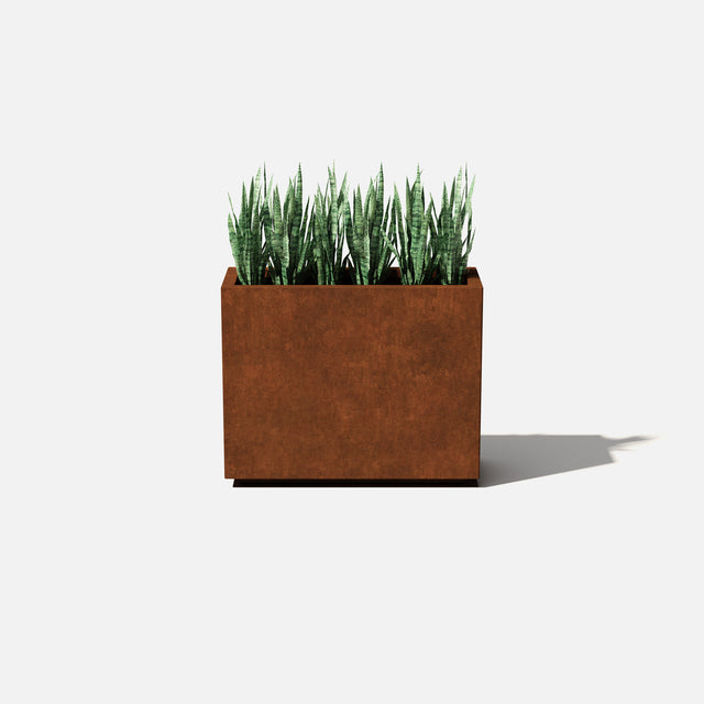 corten span planter