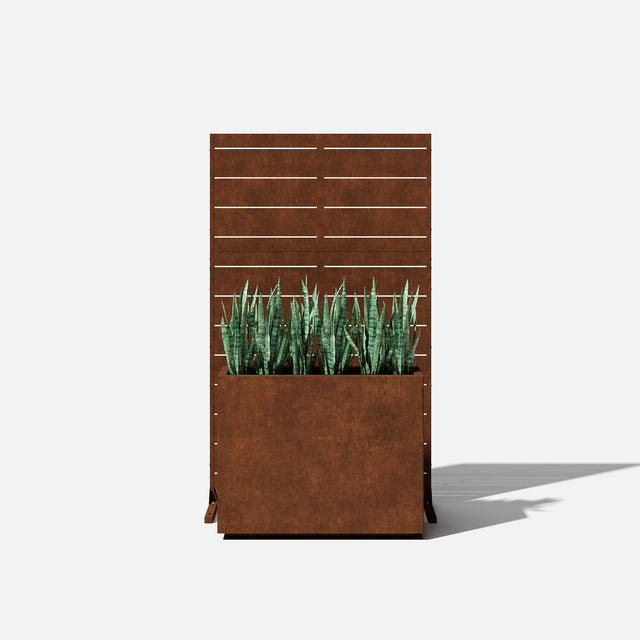 corten span planter
