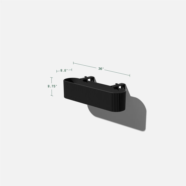 demi railing planter