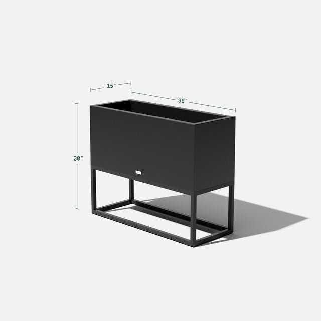 block raised long box planter