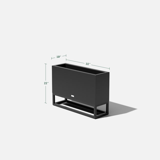 block raised long box planter