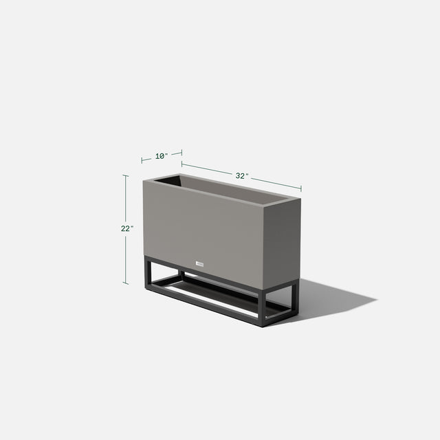 block raised long box planter