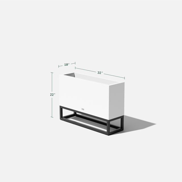 block raised long box planter