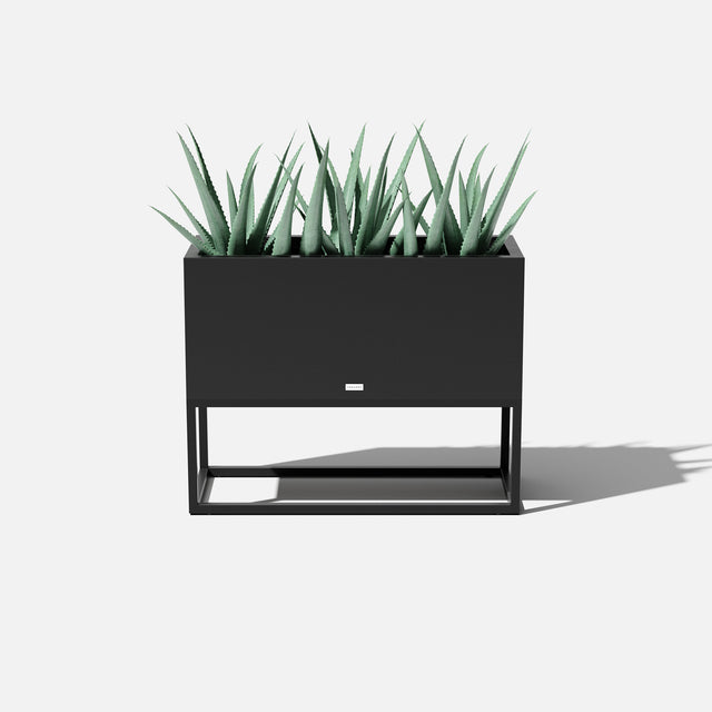 block raised long box planter