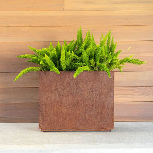 corten span planter