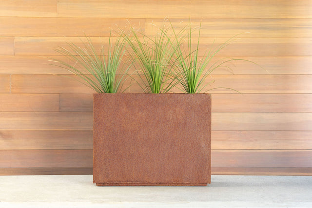 corten span planter