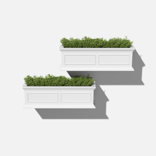 brixton hanging window box planter