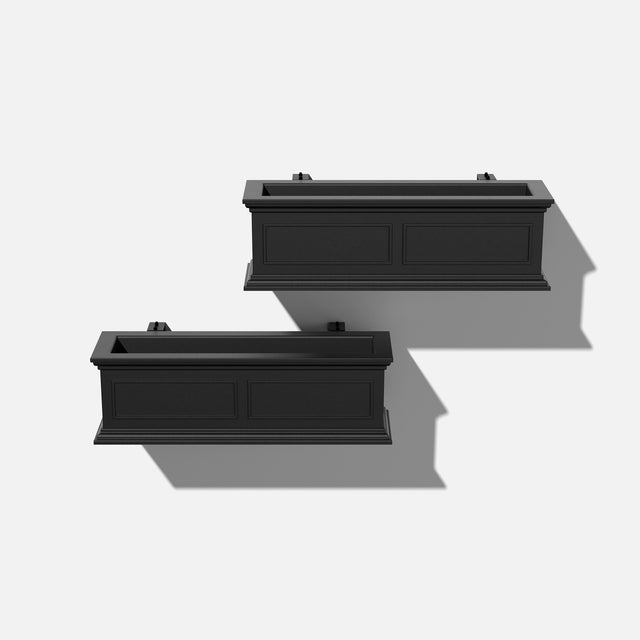 brixton hanging window box planter
