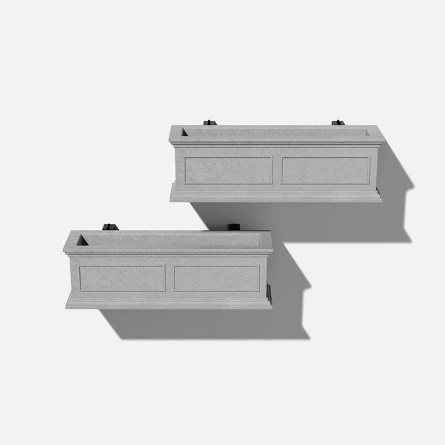 brixton hanging window box planter
