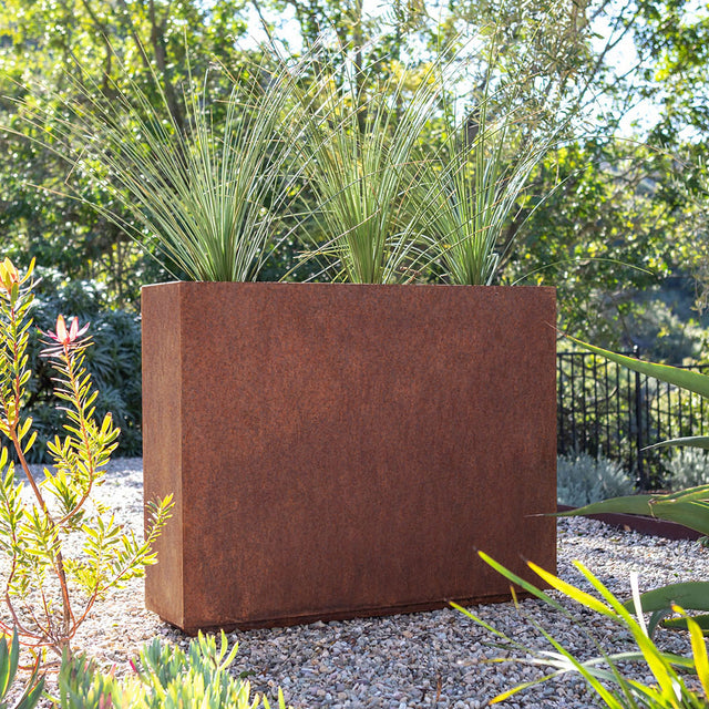 corten span planter