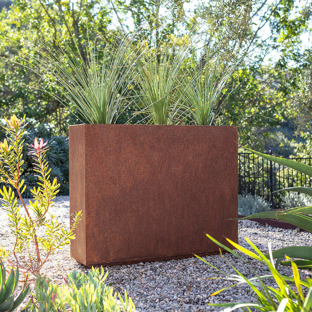 corten span planter