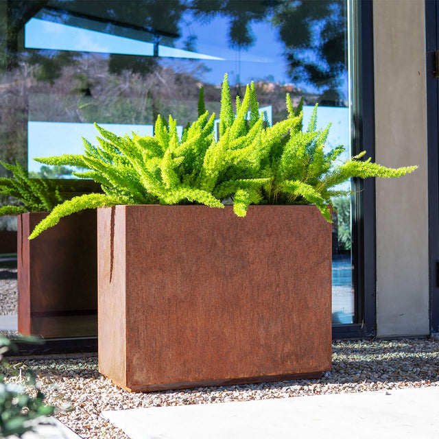 corten span planter