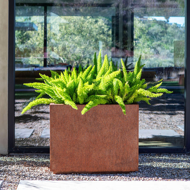 corten span planter