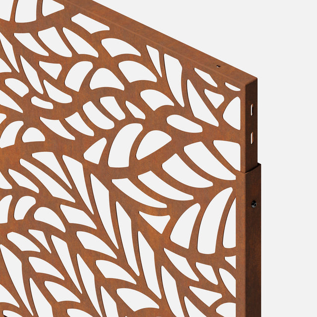 corten flowleaf privacy screen sets