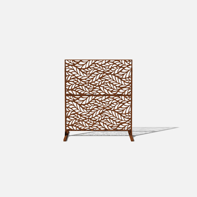 corten flowleaf privacy screen sets