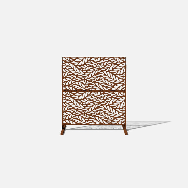 corten flowleaf privacy screen sets