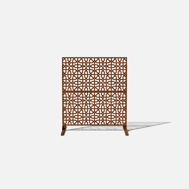 corten parilla privacy screen sets