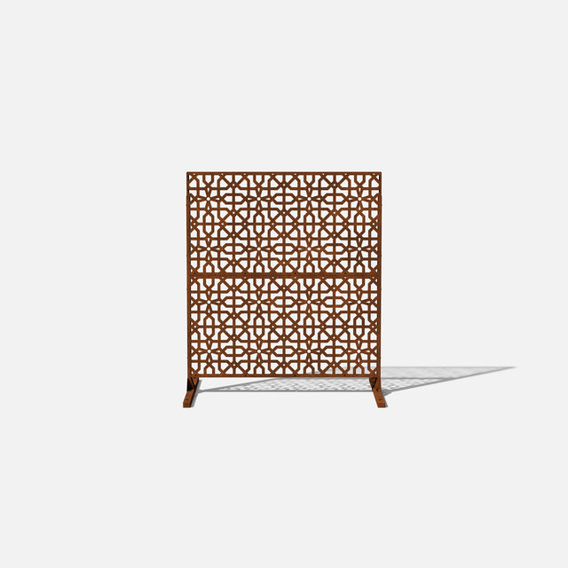 corten parilla privacy screen sets