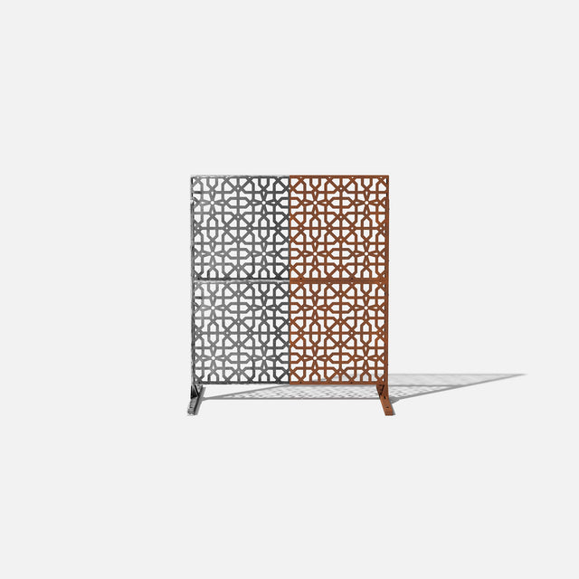corten parilla privacy screen sets