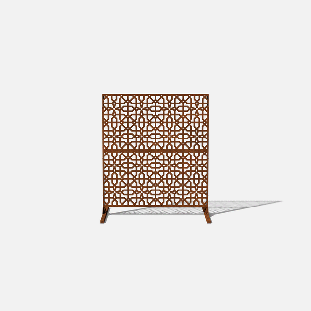 corten parilla privacy screen sets