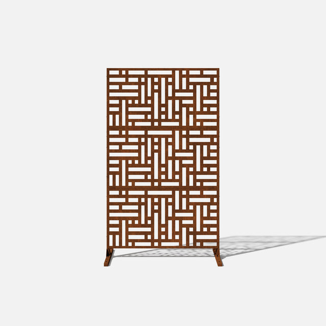 corten blocks privacy screen sets