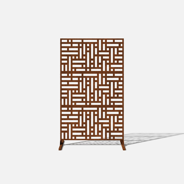 corten blocks privacy screen sets