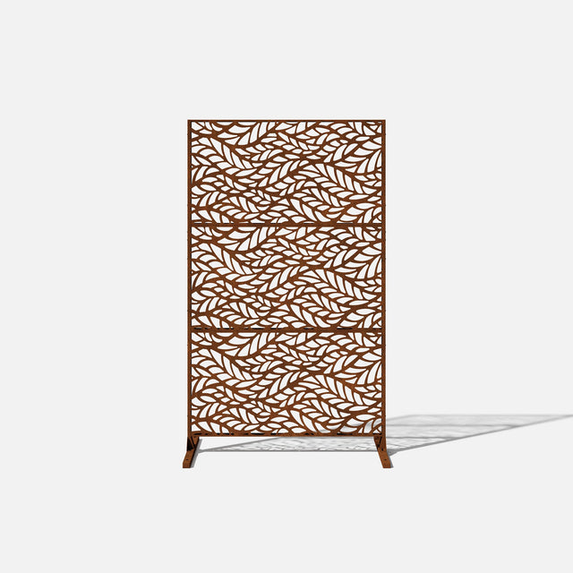 corten flowleaf privacy screen sets