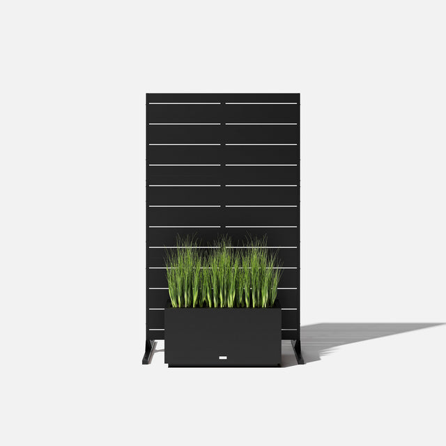 corten linear privacy screen sets