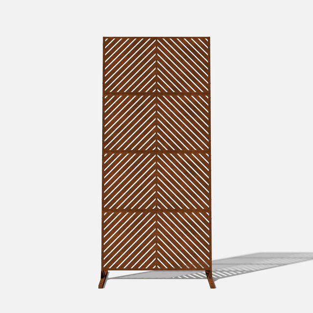 corten arrow privacy screen sets