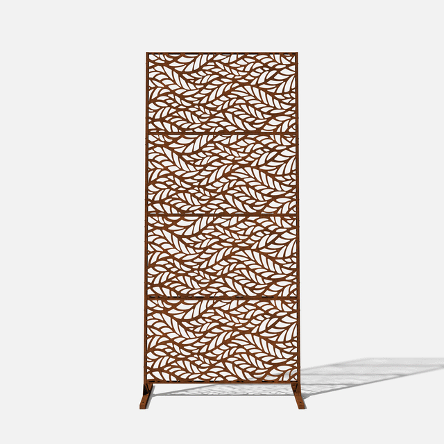 corten flowleaf privacy screen sets