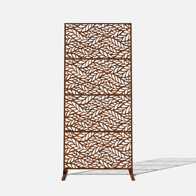 corten flowleaf privacy screen sets