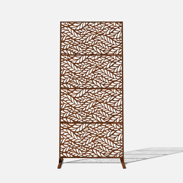 corten flowleaf privacy screen sets