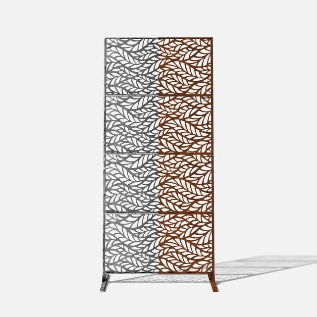 corten flowleaf privacy screen sets