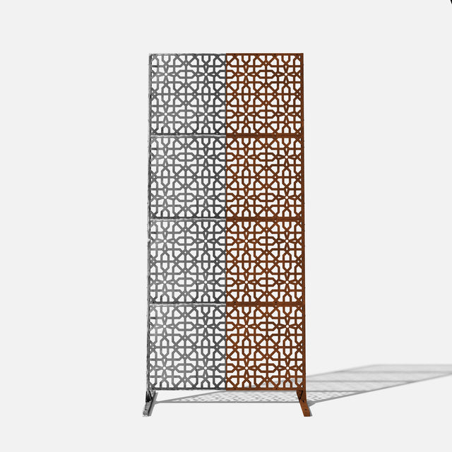 corten parilla privacy screen sets