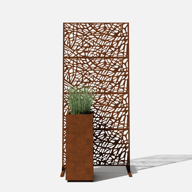 corten web privacy screen sets