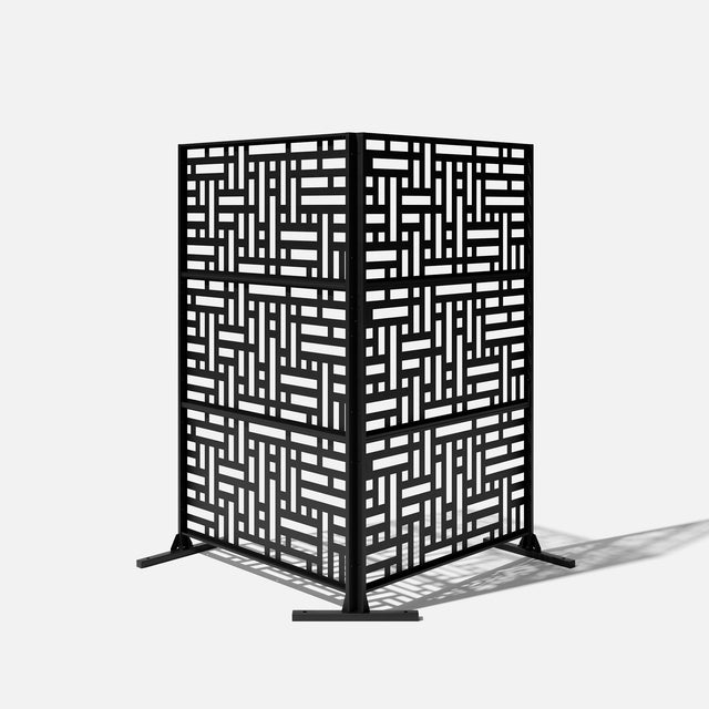 corten blocks privacy screen sets